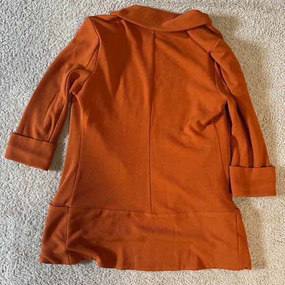 Frenchmauve Melanie Blazer Jacket, Burnt Orange, Size Medium - Picture 4 of 7